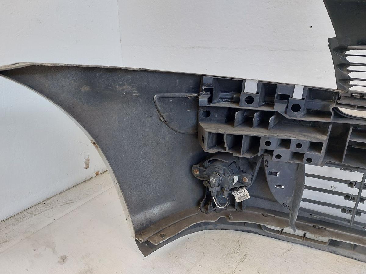 Renault Clio 2 II Sto&szlig;f&auml;nger vorn Frontsch&uuml;rze Nebel silber Facelift 03 bis 06