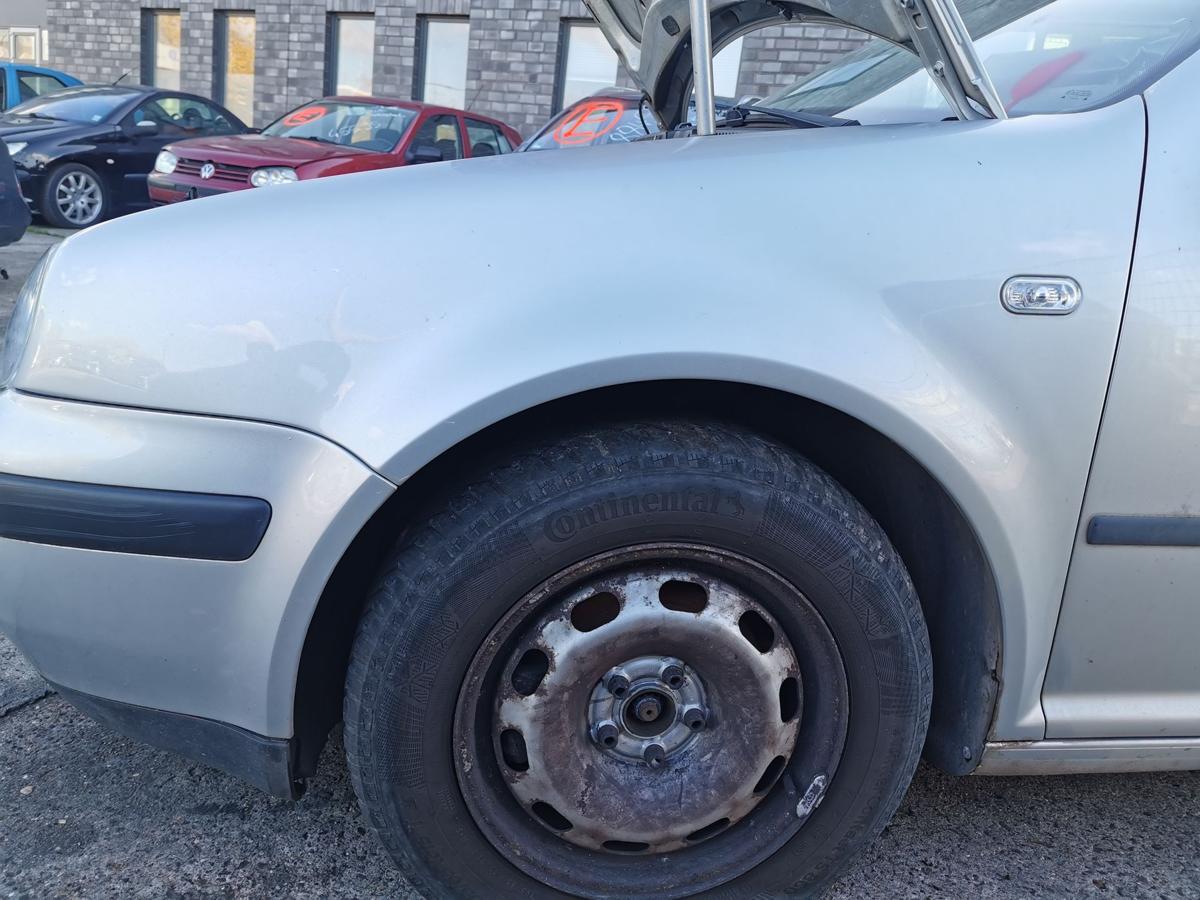VW Golf IV 4 1J Kotflügel Fender Seitenwand vorn links LA7W Reflexsilber Met