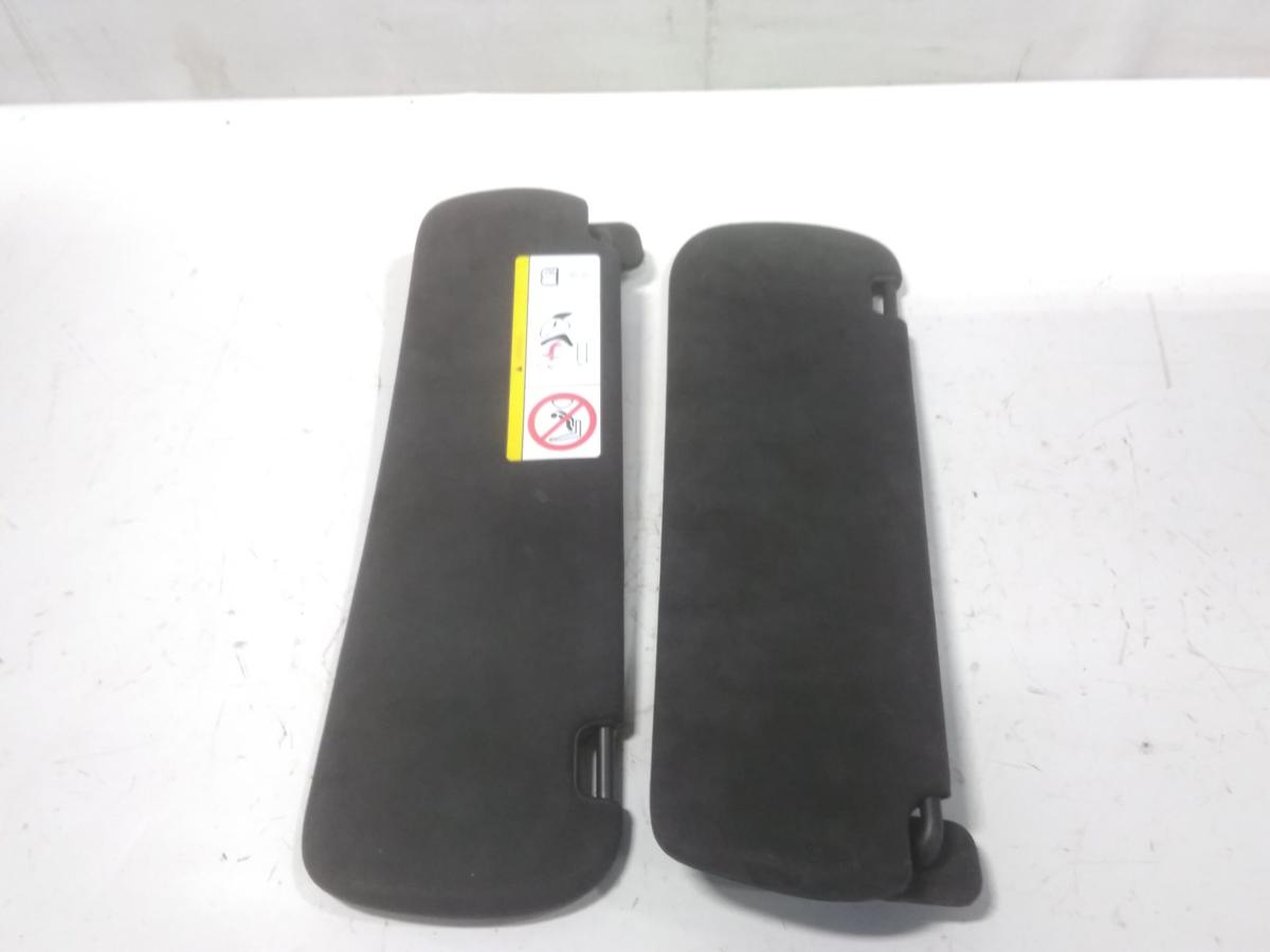 Tesla Model S 2.Facelift original Satz Sonnenblenden Alcantara schwarz Bj.2023