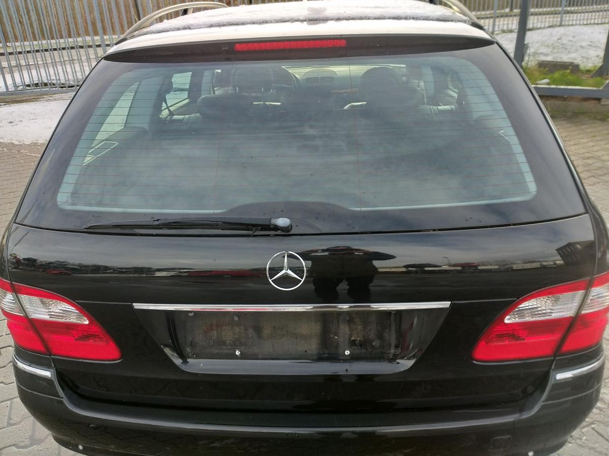 Mercedes Benz E Klasse S211 original Heckklappe mit Heckscheibe 197 Obsidianschwarzmetallic Bj.2004