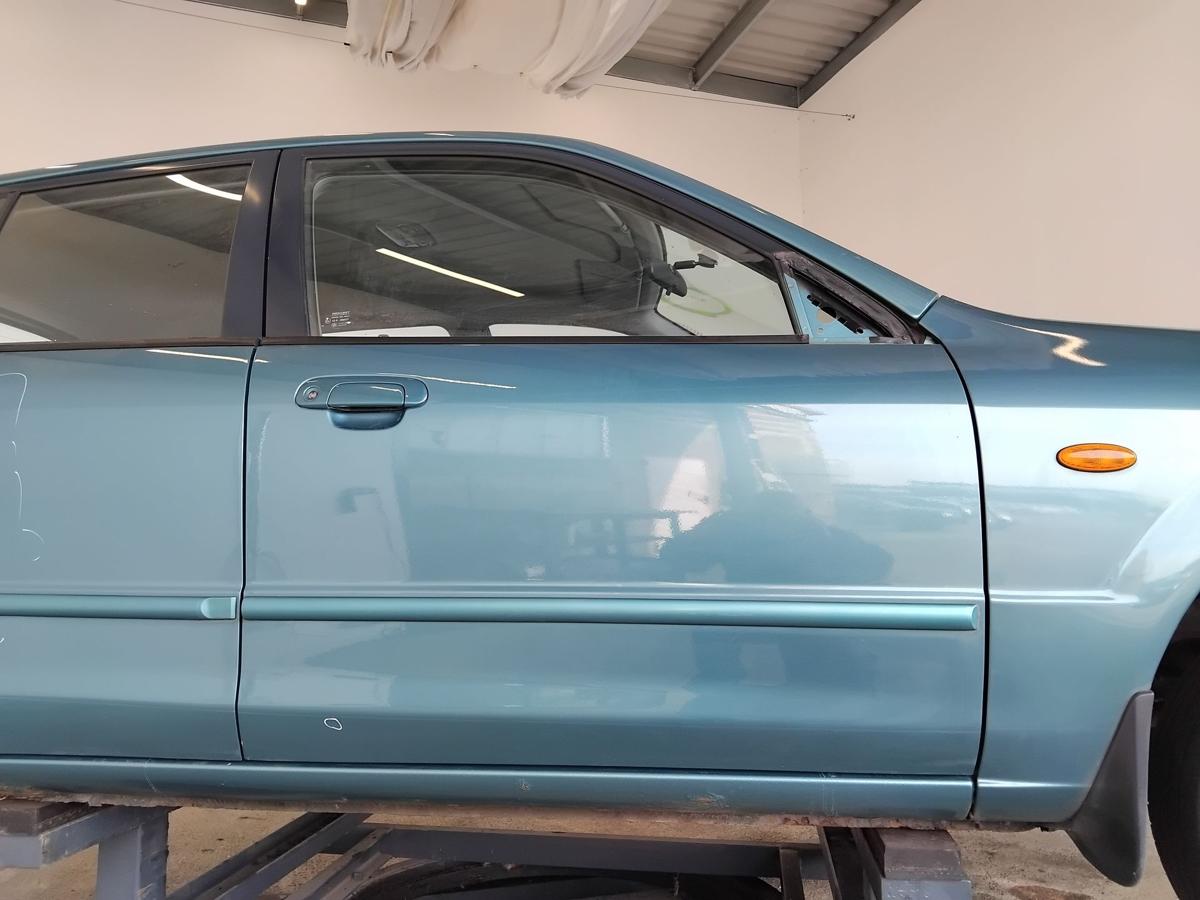 Mazda 323 BJ T&uuml;r vorn rechts Beifahrert&uuml;r 23G orient green pearl BJ2001 5-t&uuml;rig
