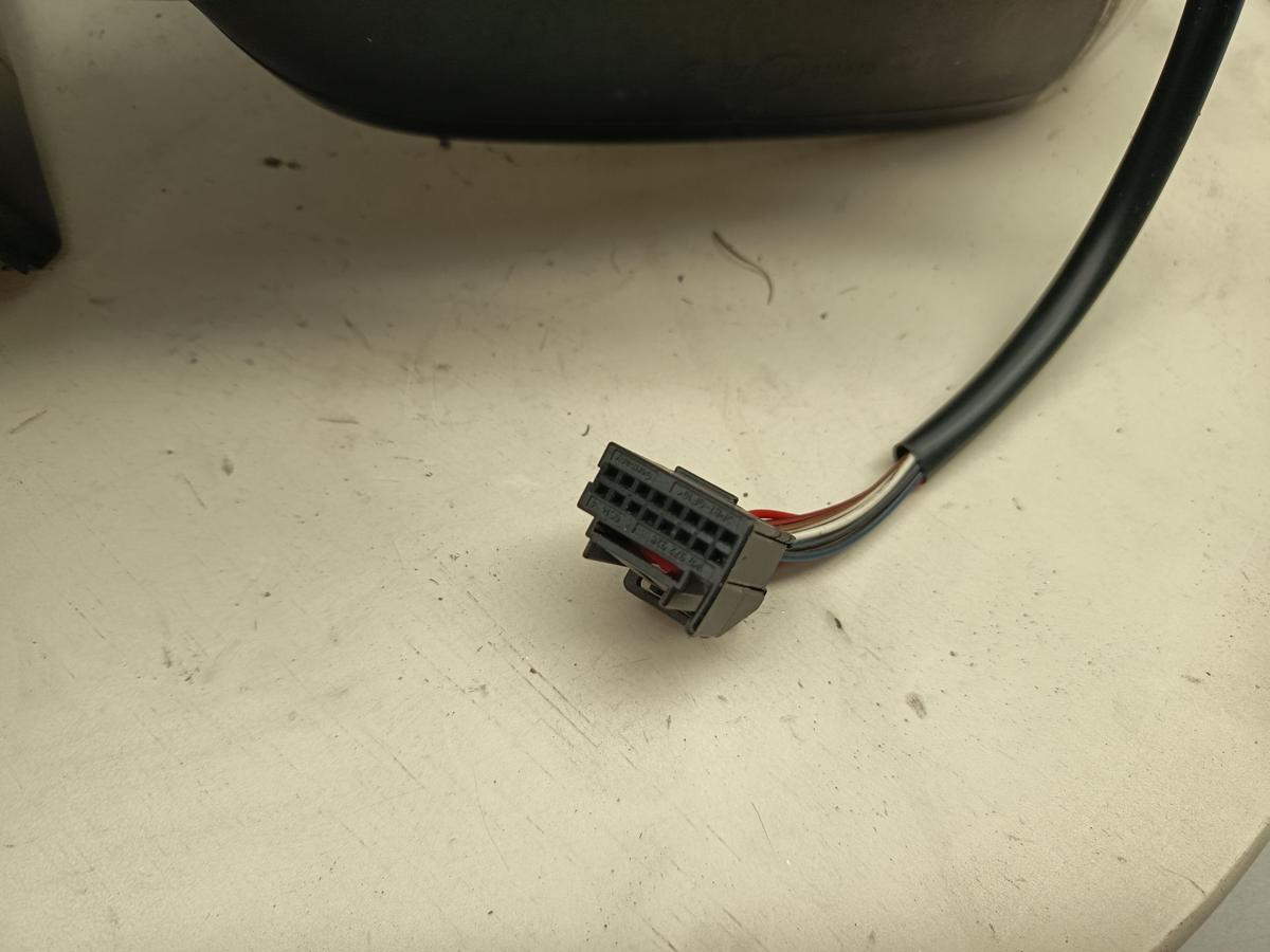 VW Golf V original Aussenspiegel links elektrisch Chromkappe Zubeh&ouml;r Bj 2005