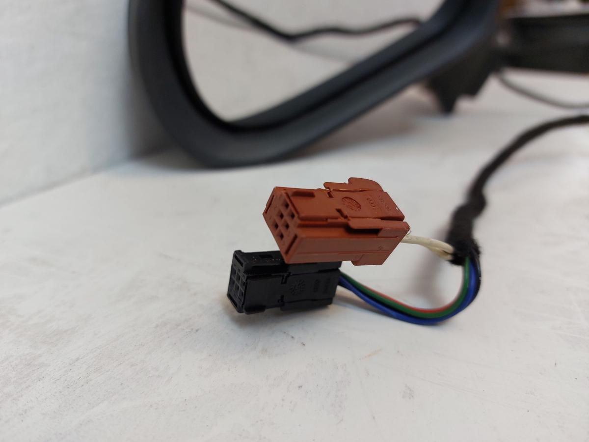 Peugeot 207CC Au&szlig;enspiegel links R&uuml;ckspiegel elektrisch EXL Schwarz Obsidien Met