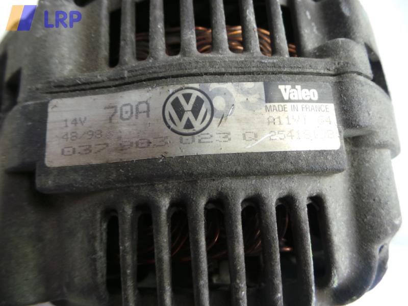 VW Lupo BJ1999 Lichtmaschine 037903023Q 2541819B VALEO