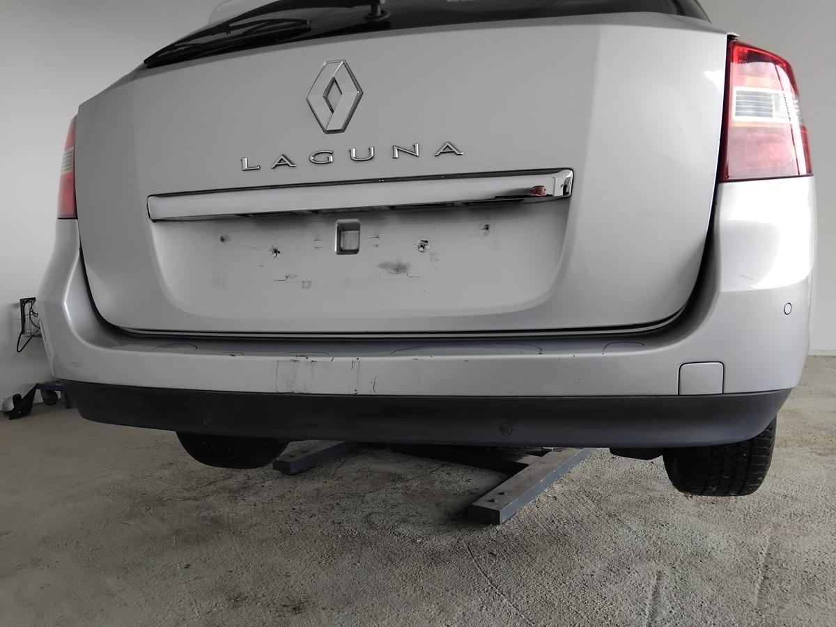 Renault Laguna 3 Kombi original Stoßstange Stossfänger hinten PDC BJ2009 TED69 Gris Platine Metallic