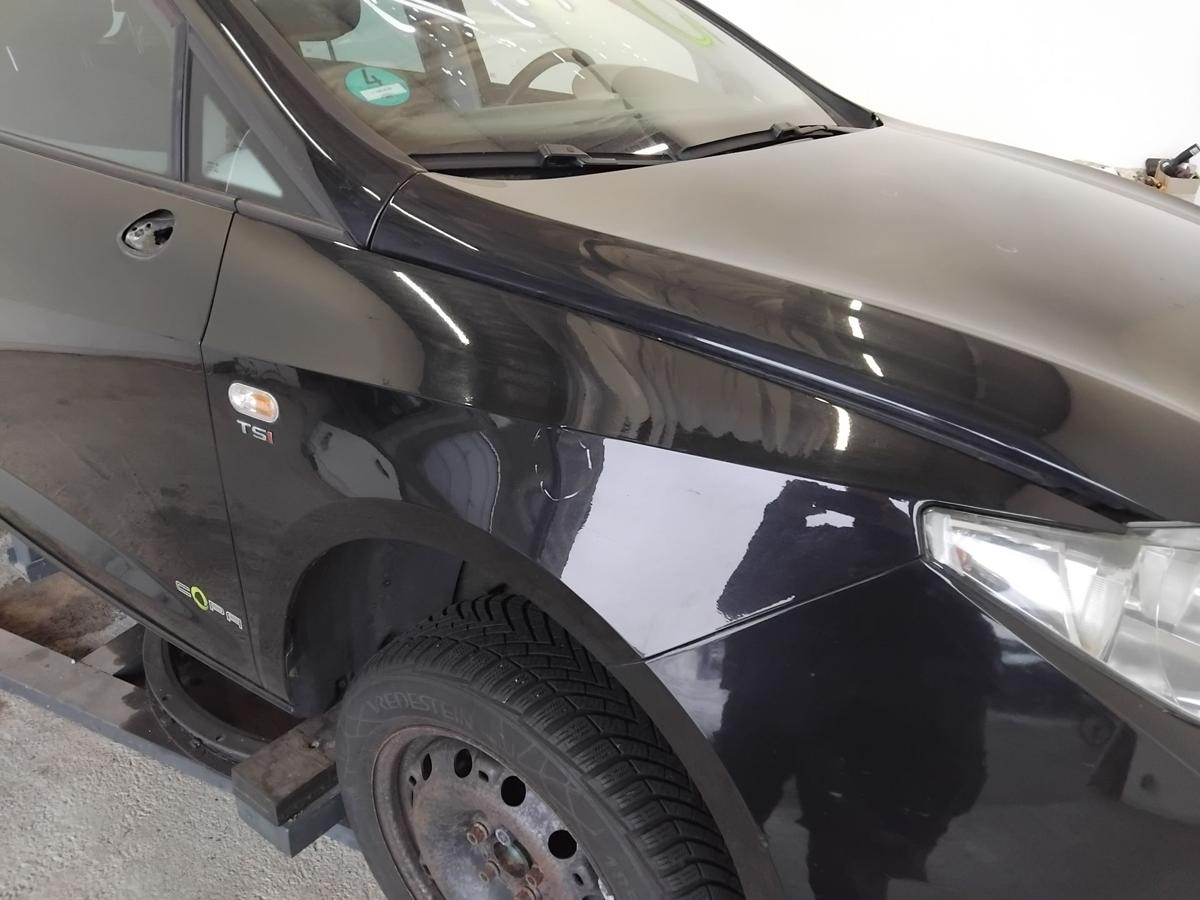 Seat Ibiza ST Kombi 6J original Kotfl&uuml;gel vorn rechts LZ9Y phantomschwarz BJ2012