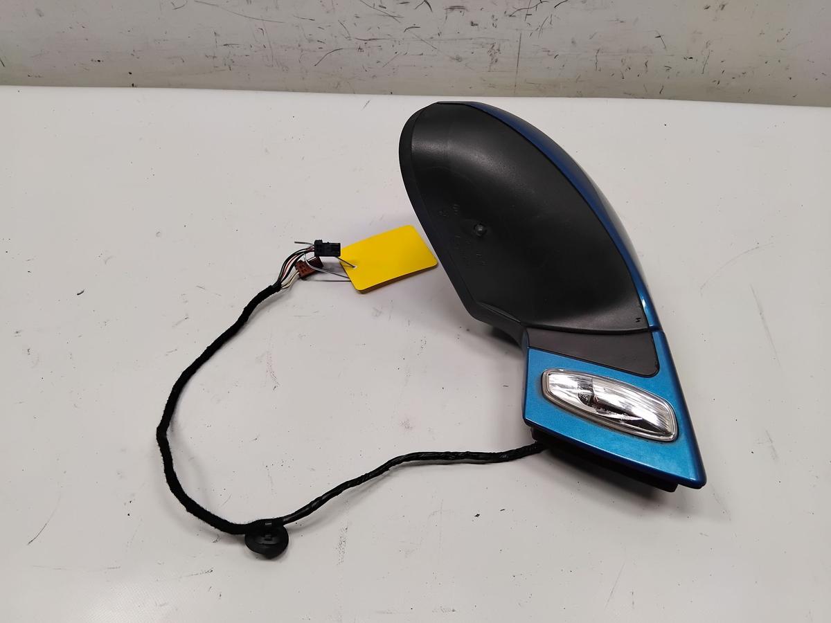 Peugeot 207 CC original Au&szlig;enspiegel rechts blaumetallic KMU blau neysha Bj.2009