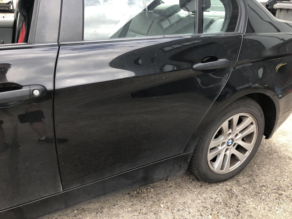 BMW 3er E90 Tür hinten links Limo Rohbau schwarz II 668 Fondtür