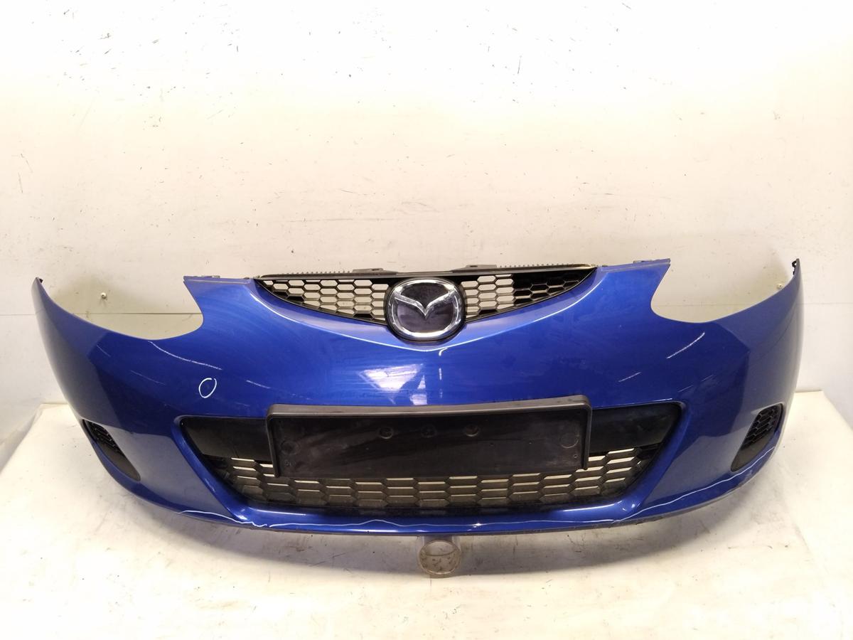 Mazda 2 DE original So&szlig;stange Stossf&auml;nger vorn blaumetallic BJ2009