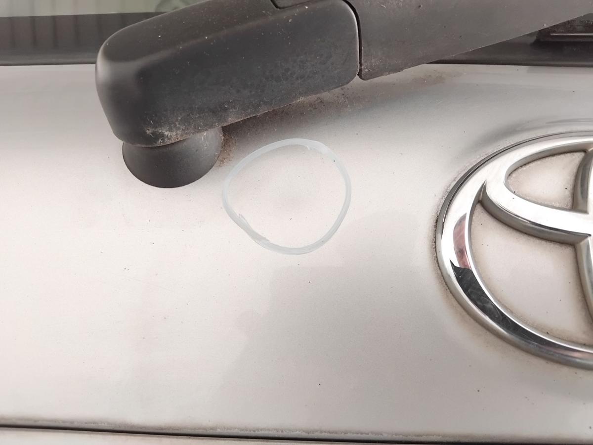Toyota Corolla E12 Heckklappe mit Scheibe Japan BJ2003 Schr&auml;gheck 199 silvermet.