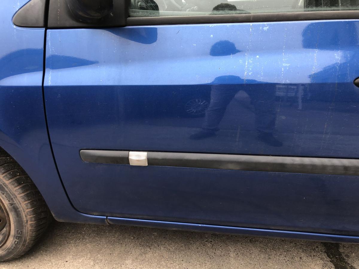 Renault Clio 3 Typ BR T&uuml;r vorn links Fahrert&uuml;r im Rohbau TERNA Blue 5-t&uuml;rig