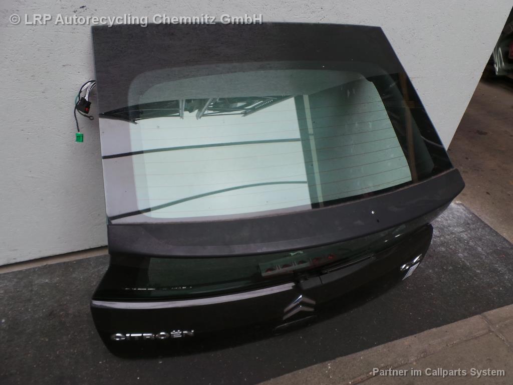 Citroen C4 BJ 2005 3-Türer Heckklappe mit Scheibe Hecktür Tür hinten Schwarz