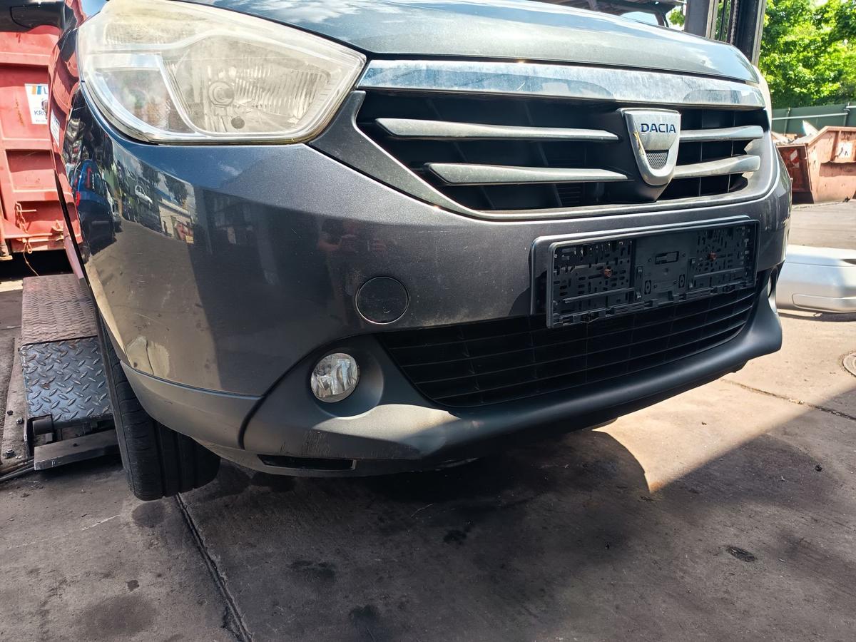 Dacia Lodgy orig Stoßstange vorn NSW Stoßfänger Tekna Kometgrau Bj 2012