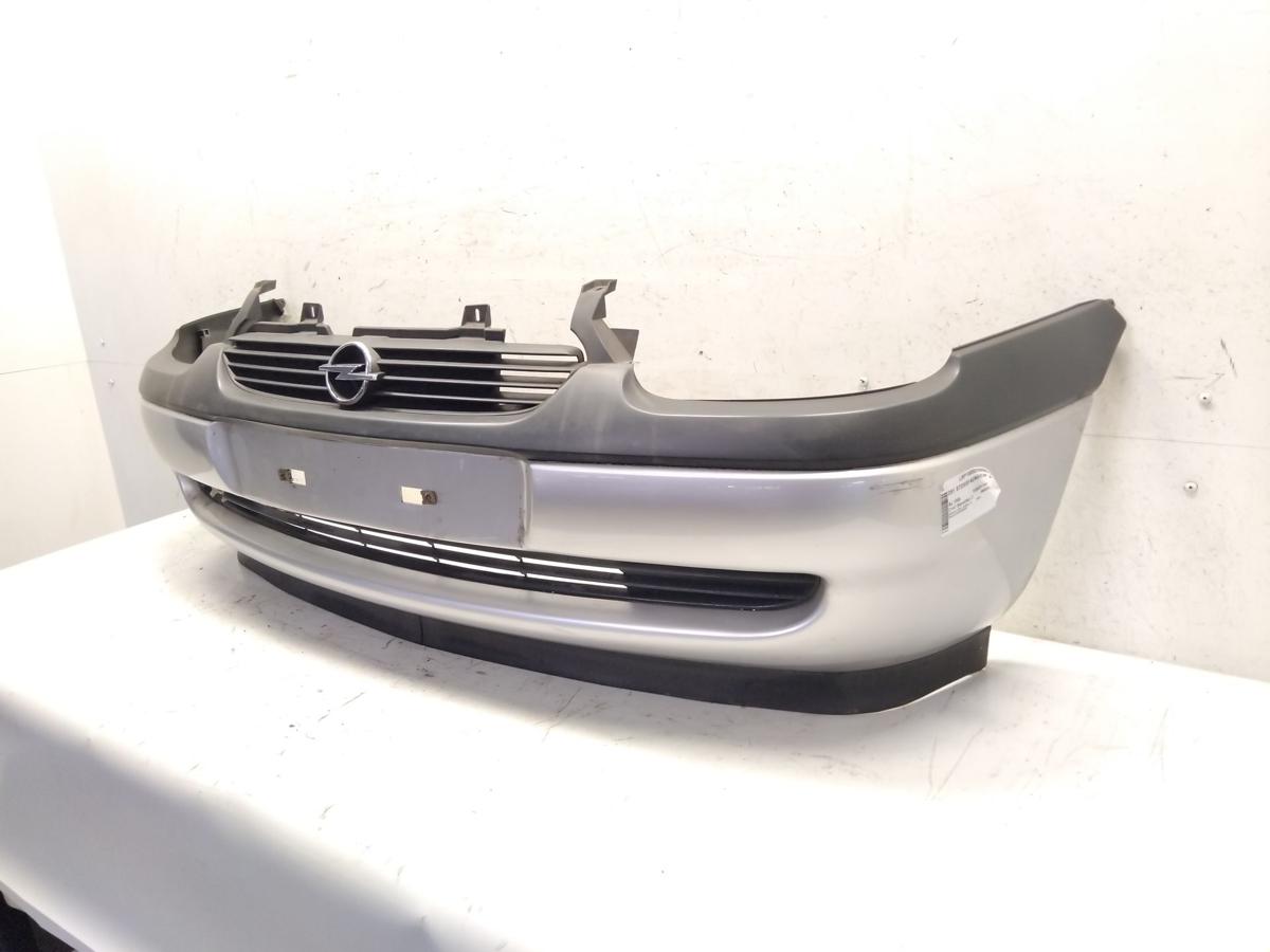 Opel Corsa B orig Sto&szlig;f&auml;nger Sto&szlig;stange vorn Z147 Starsilber 2 Metallic BJ1998