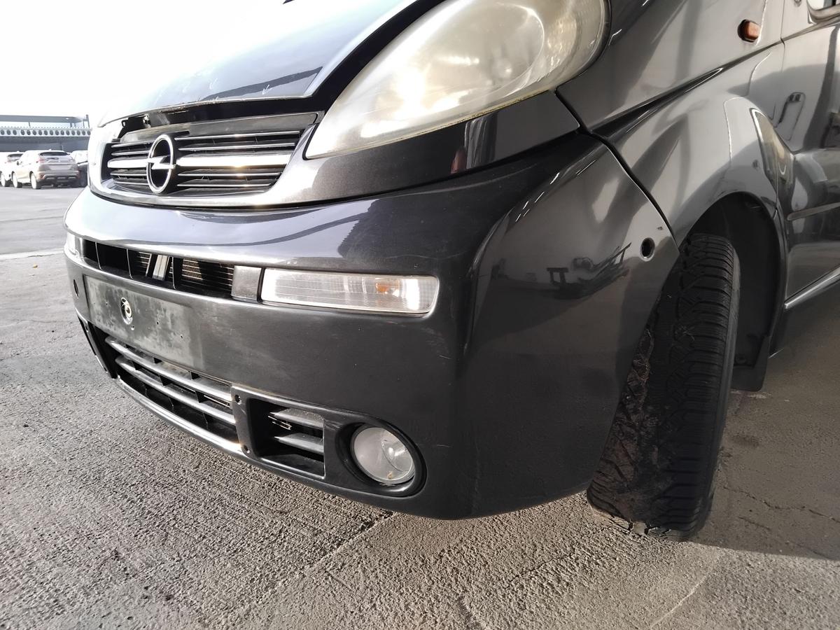 Opel Vivaro A original Stossfänger Stoßstange vorn BJ2003 L298 mitternachtschwarzmetallic