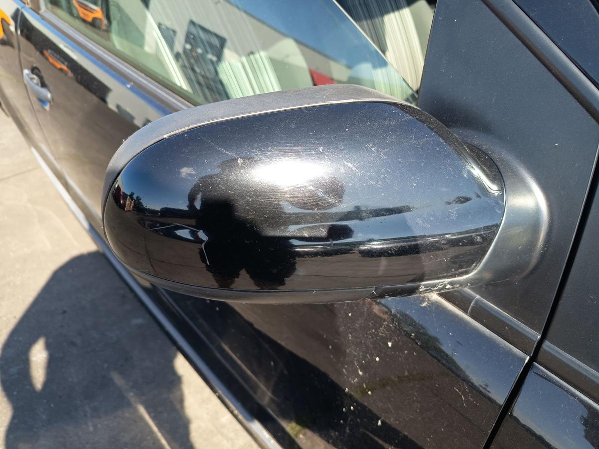 VW Fox original Au&szlig;enspiegel rechts manuell L041 Brillantschwarz Baujahr 2005