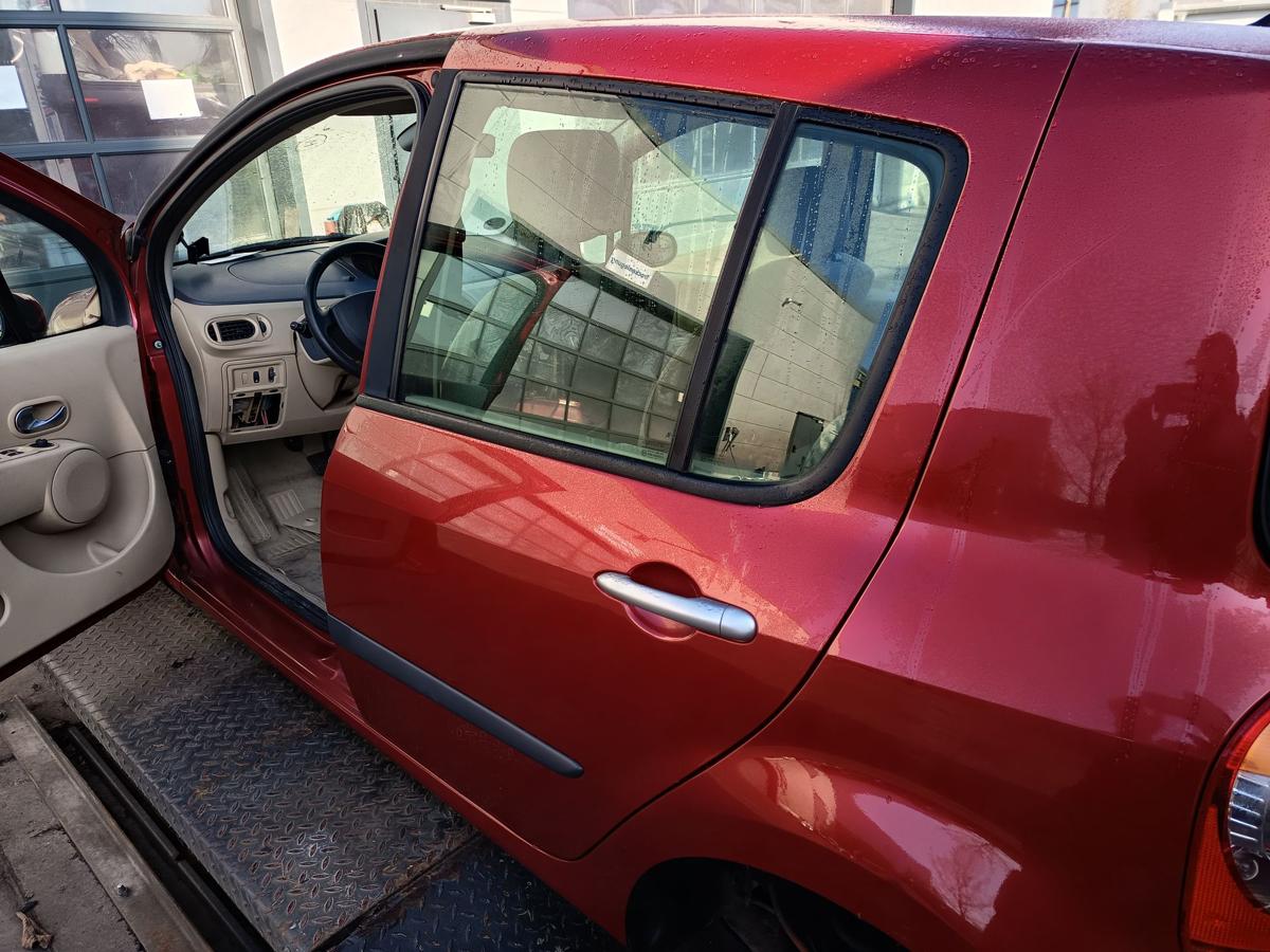 Renault Modus original T&uuml;r Roht&uuml;r hinten links TEB76 RED OF FIRE Bj 2005