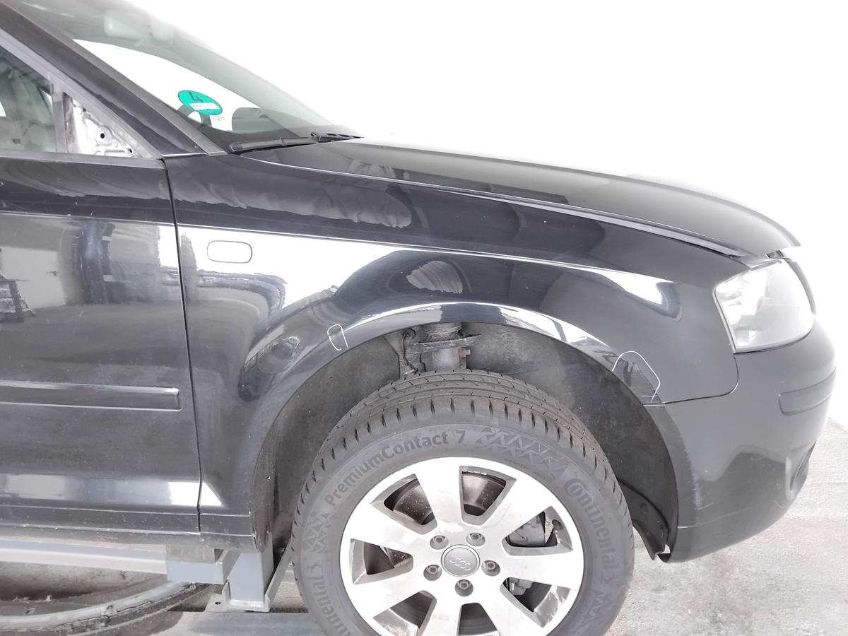 Audi A3 8P original Kotflügel vorn rechts LZ9Y phantomschwarzmet. BJ2007