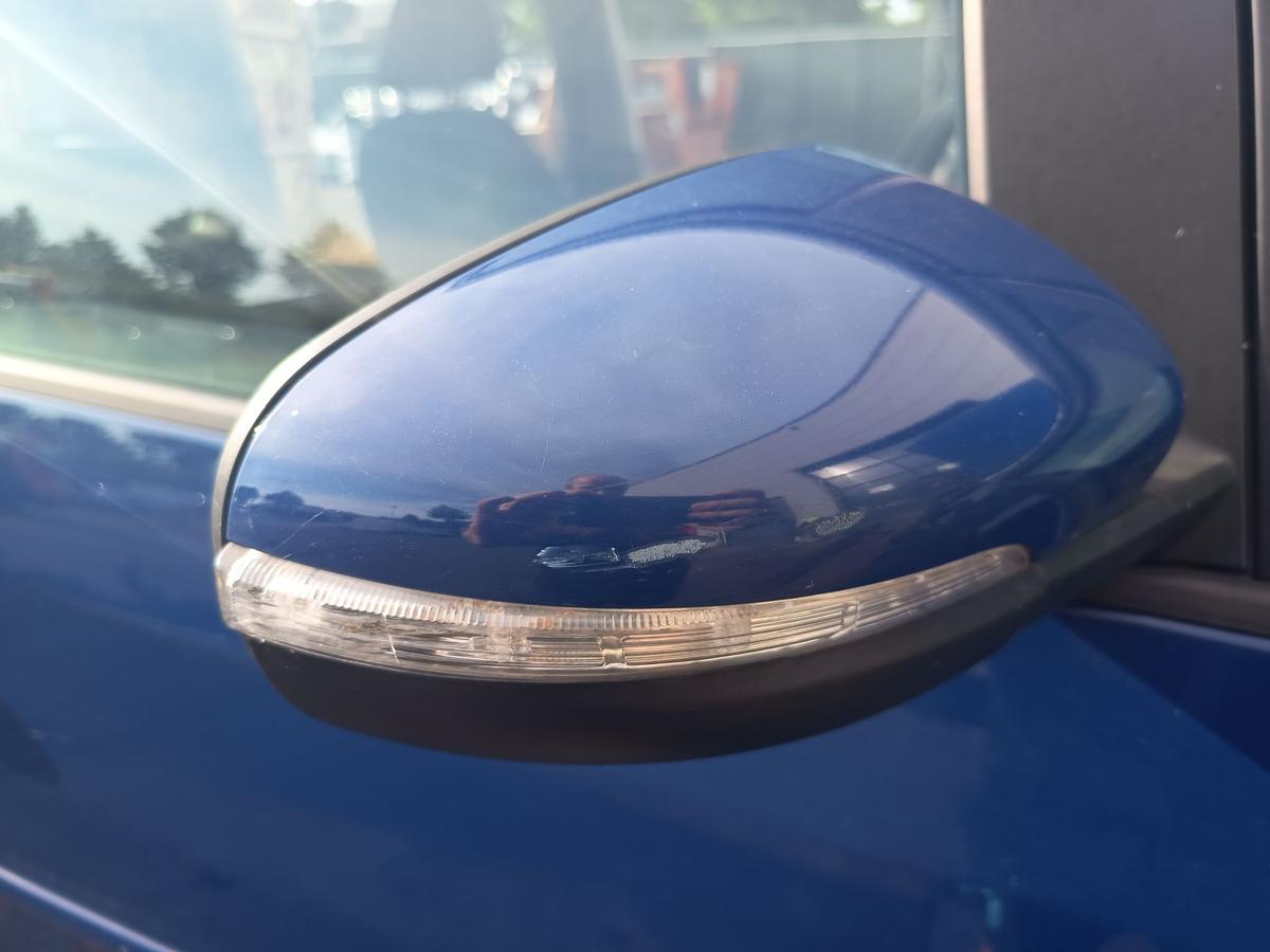 VW Touran GP 1T Aussenspiegel rechts elektrisch L5M Indienblau Bj 2009