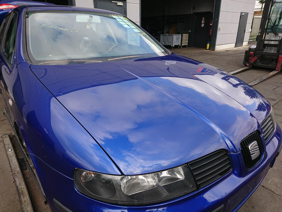 Seat Toledo 1M orig Motorhaube Deckel vorn S5N Aquamarinblau met Bj 01