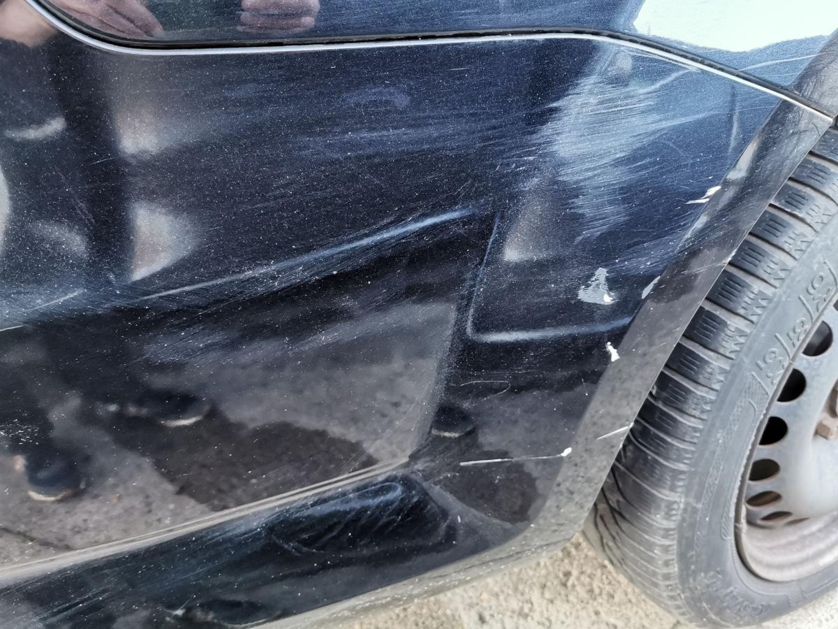 Ford Mondeo BA7 Kombi Stossstange Stossf&auml;nger Bumper hinten PDC Panther Schwarz