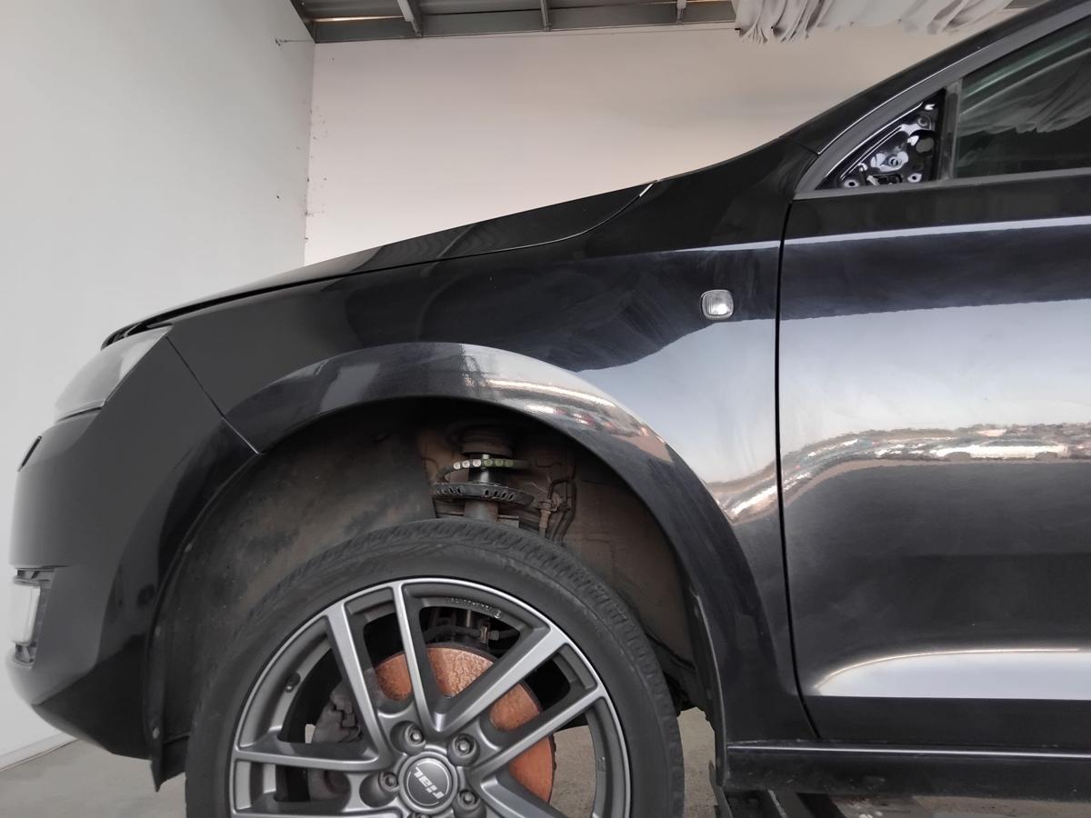 Skoda Rapid NH original Kotfl&uuml;gel vorn links LF9R Blackmagicmetallic BJ2013