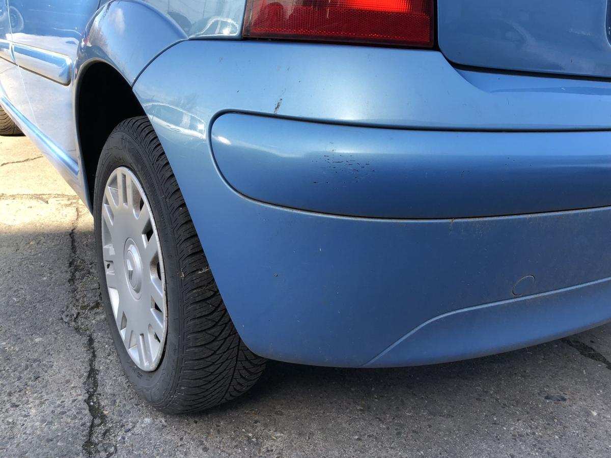 Citroen C3 Typ F Sto&szlig;f&auml;nger hinten Sto&szlig;stange Hecksch&uuml;rze KMY Lucia Blau Met