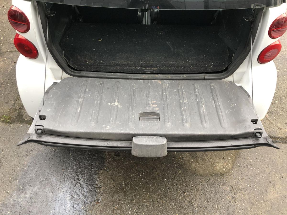 Smart 451 Mopf Heckklappe Unterteil Ladeklappe EAZ Kristallweiß