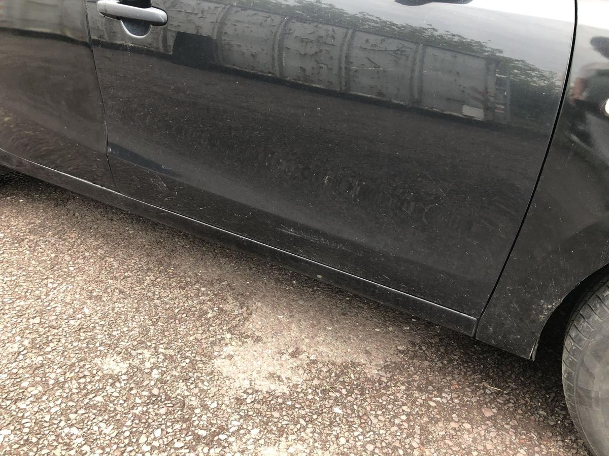 Hyundai i30 FD Tür vorn rechts Beifahrertür im Rohbau 9F Stone Black Perl