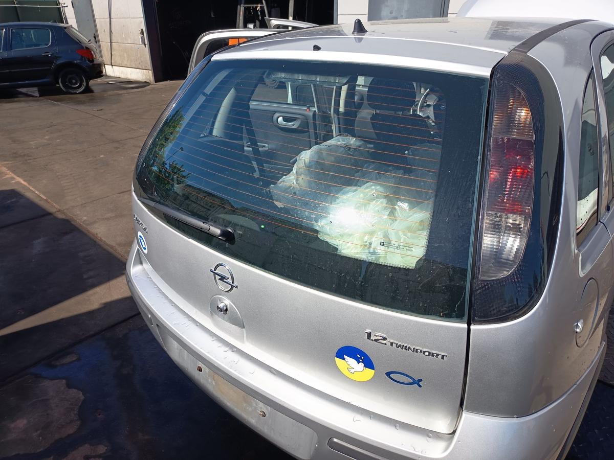Opel Corsa C original Heckklappe mit Scheibe Z157 Starsilber Bj 2005