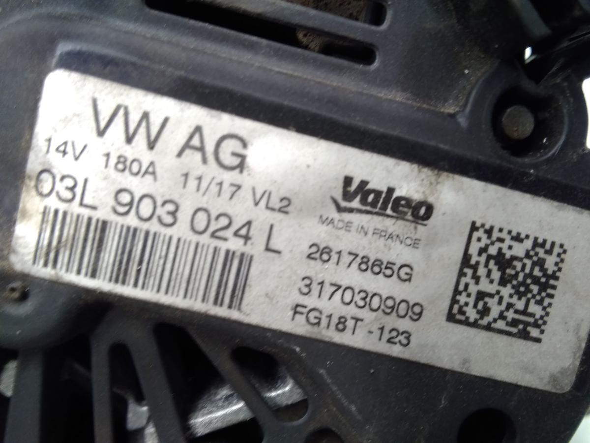 VW Passat 3G B8 original Lichtmaschine Generator 180A 2.0TDI 110kw Bj.2017