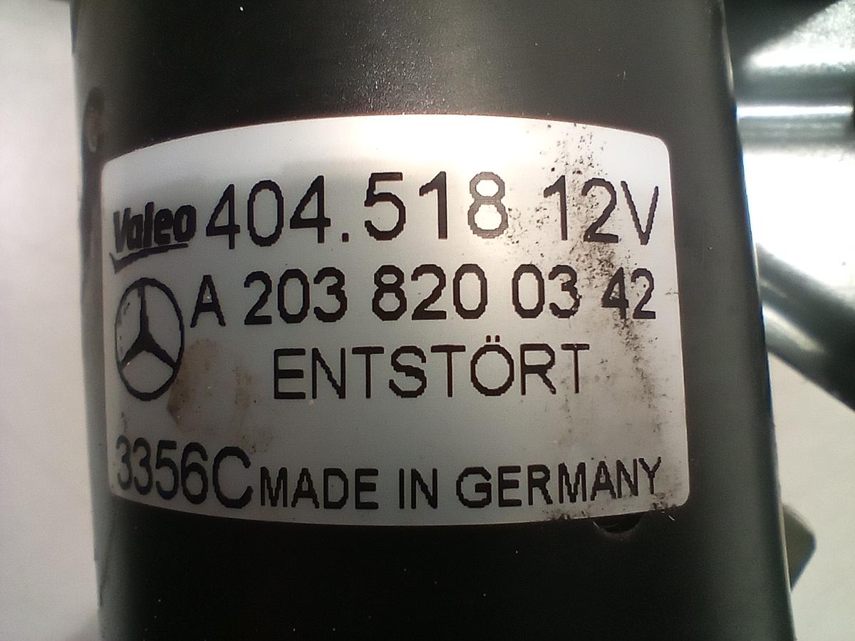 Mercedes C-Kl W203 orig Wischermotor vorne mit Gestänge A2038200342 Bj 2006