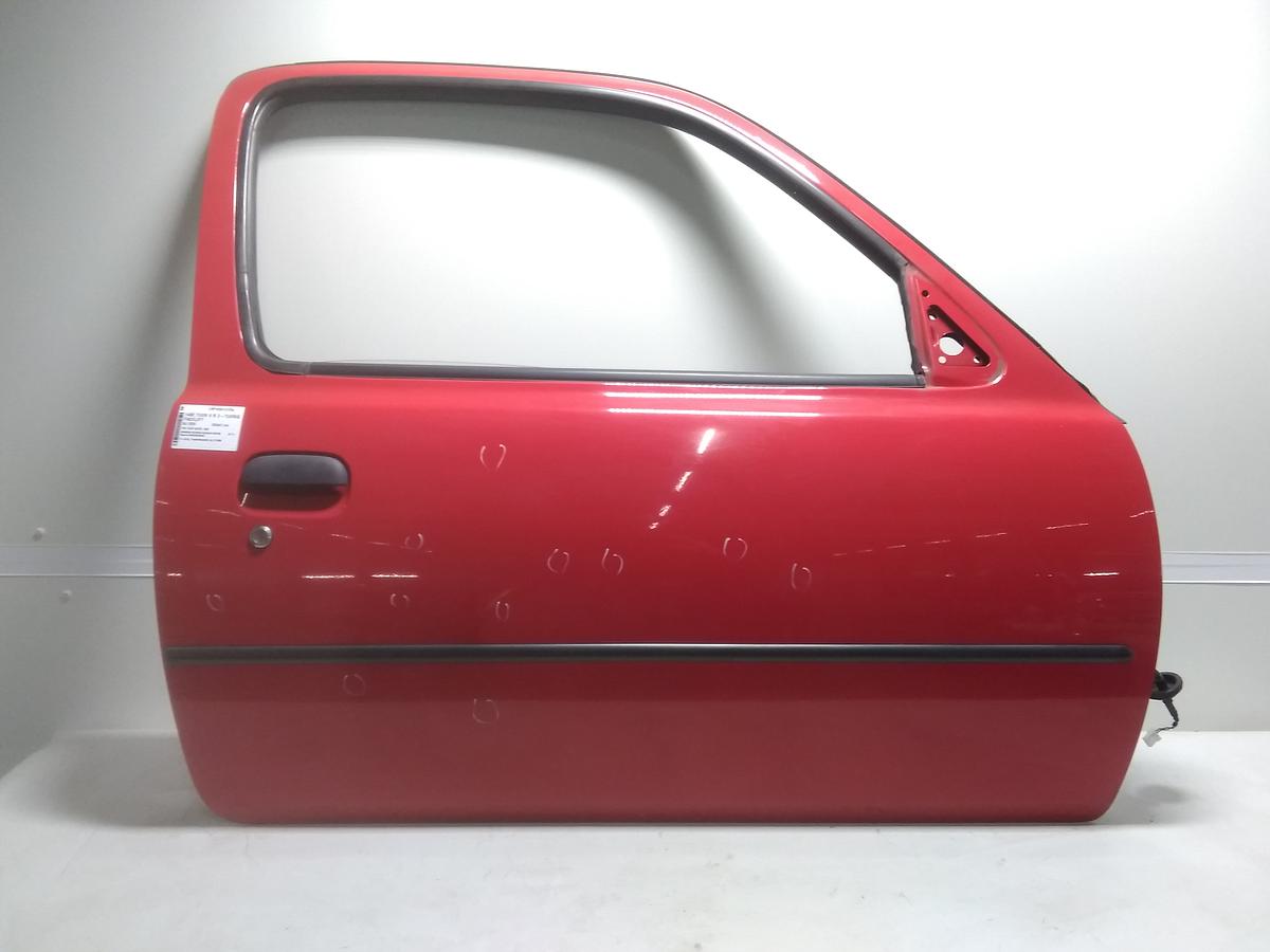 Nissan Micra K11 Bj.2000 Tür vorn rechts 3-türig rot AJ4 activ red Faceliftmodell ab 2/1998