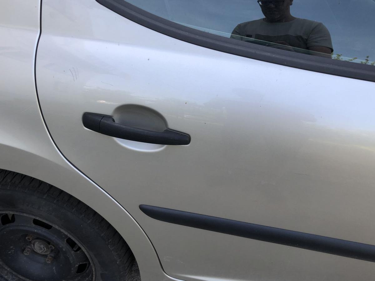 Peugeot 207 SW Typ WE T&uuml;r hinten rechts Fondt&uuml;r Rohbau ETS Gris Cendre Metallic