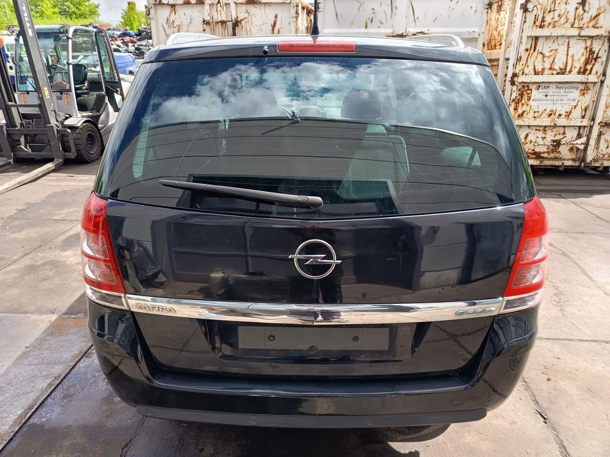 Opel Zafira B original Heckklappe mit Scheibe Z20R Saphirschwarz Bj 2011