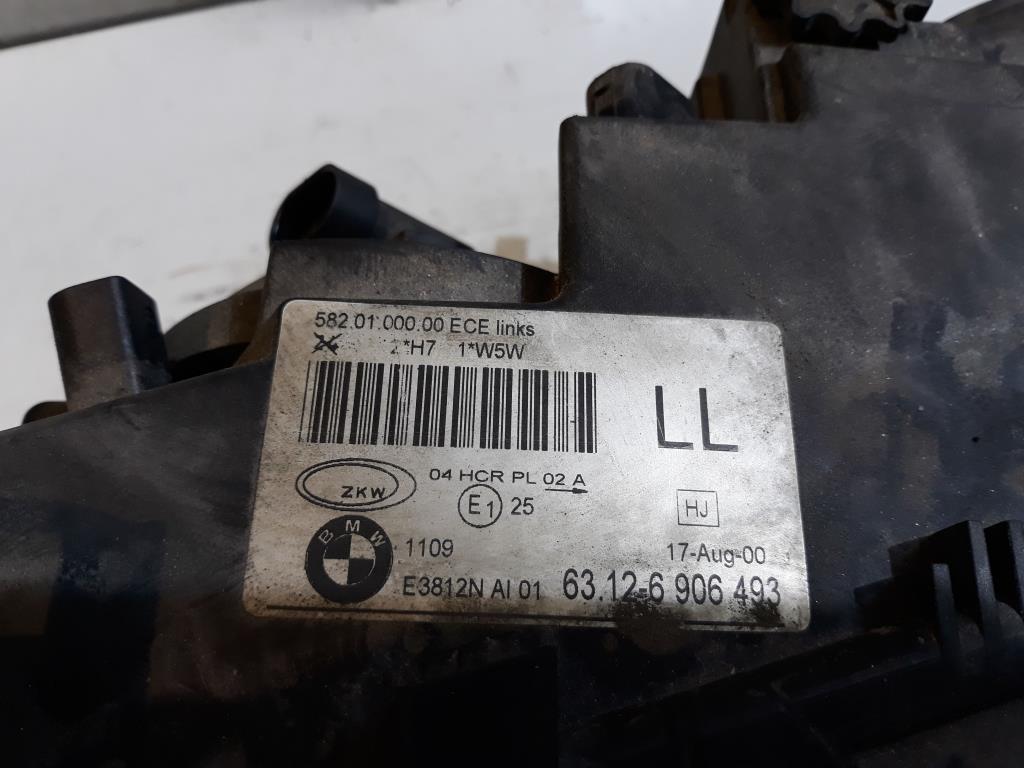 BMW 3er E46 BJ 2000 Scheinwerfer vorn links Lampe 63126906493