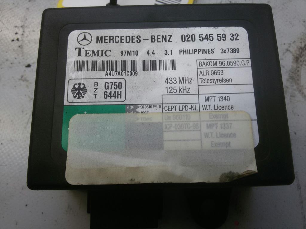 MB V Klasse 638 Bj.1999 original Steuergerät Warnanlage