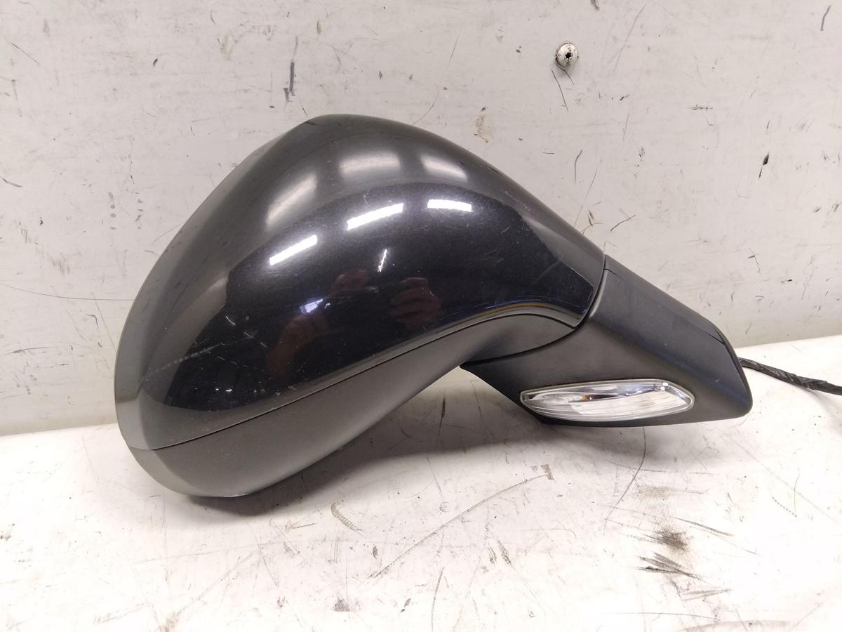 Peugeot 207 orig Au&szlig;enspiegel rechts EXL Nachtschwarz elektrisch beheizt BJ2006