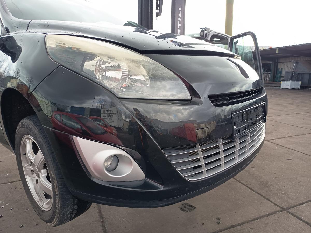 Renault Grand Scenic 3 orig Sto&szlig;stange F&auml;nger vorn Front 676 Perlschwarz Bj 2009