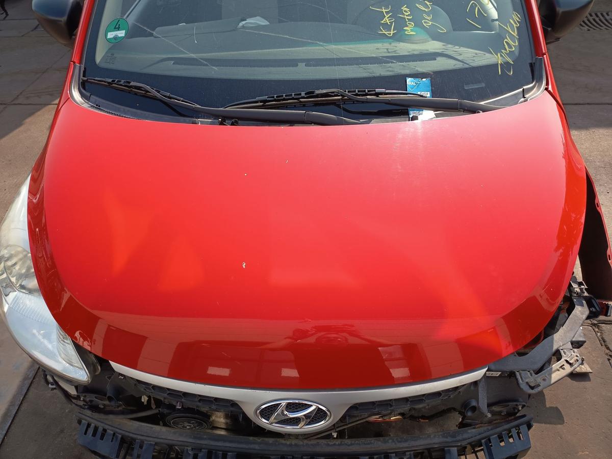 Hyundai I10 PA original Motorhaube H4 Electric Red vor Facelift Bj 2009