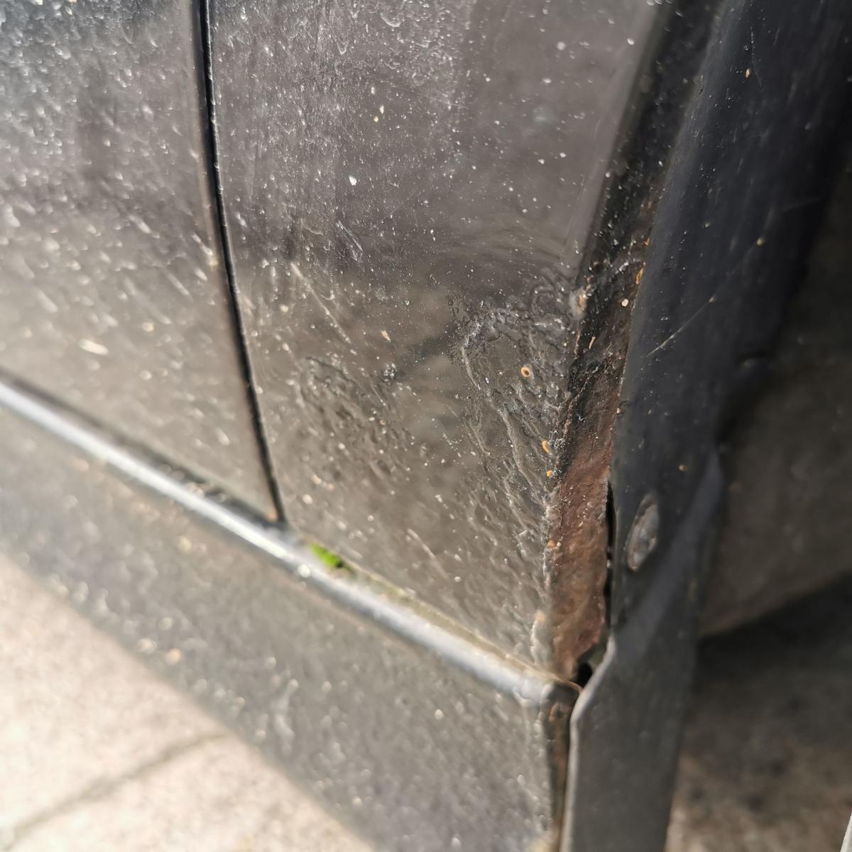 VW Golf 3 4 Cabriolet 1E Kotflügel Fender Seitenwand vorn rechts schwarz ROST