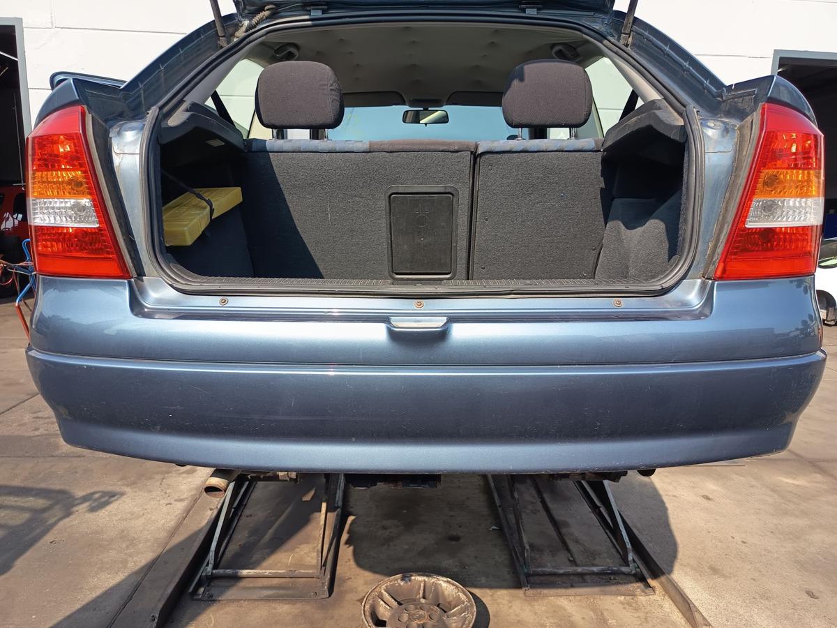 Opel Astra G CC original Sto&szlig;stange F&auml;nger hinten Heck Z293 Premiumblau Bj 1999