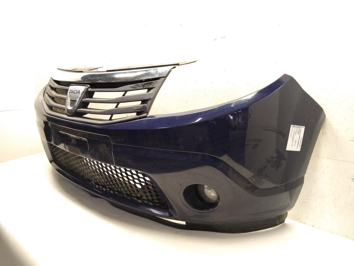 Dacia Sandero SD original Stossf&auml;nger Sto&szlig;stange vorn dunkelblau BJ2010