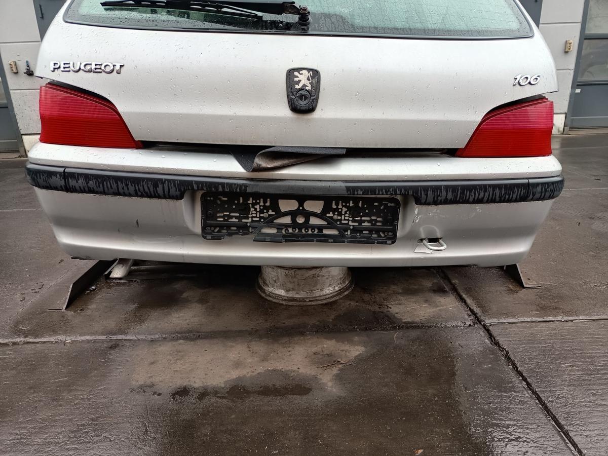 Peugeot 106 original Sto&szlig;stange hinten EZR Aluminiumgrau Baujahr 2002