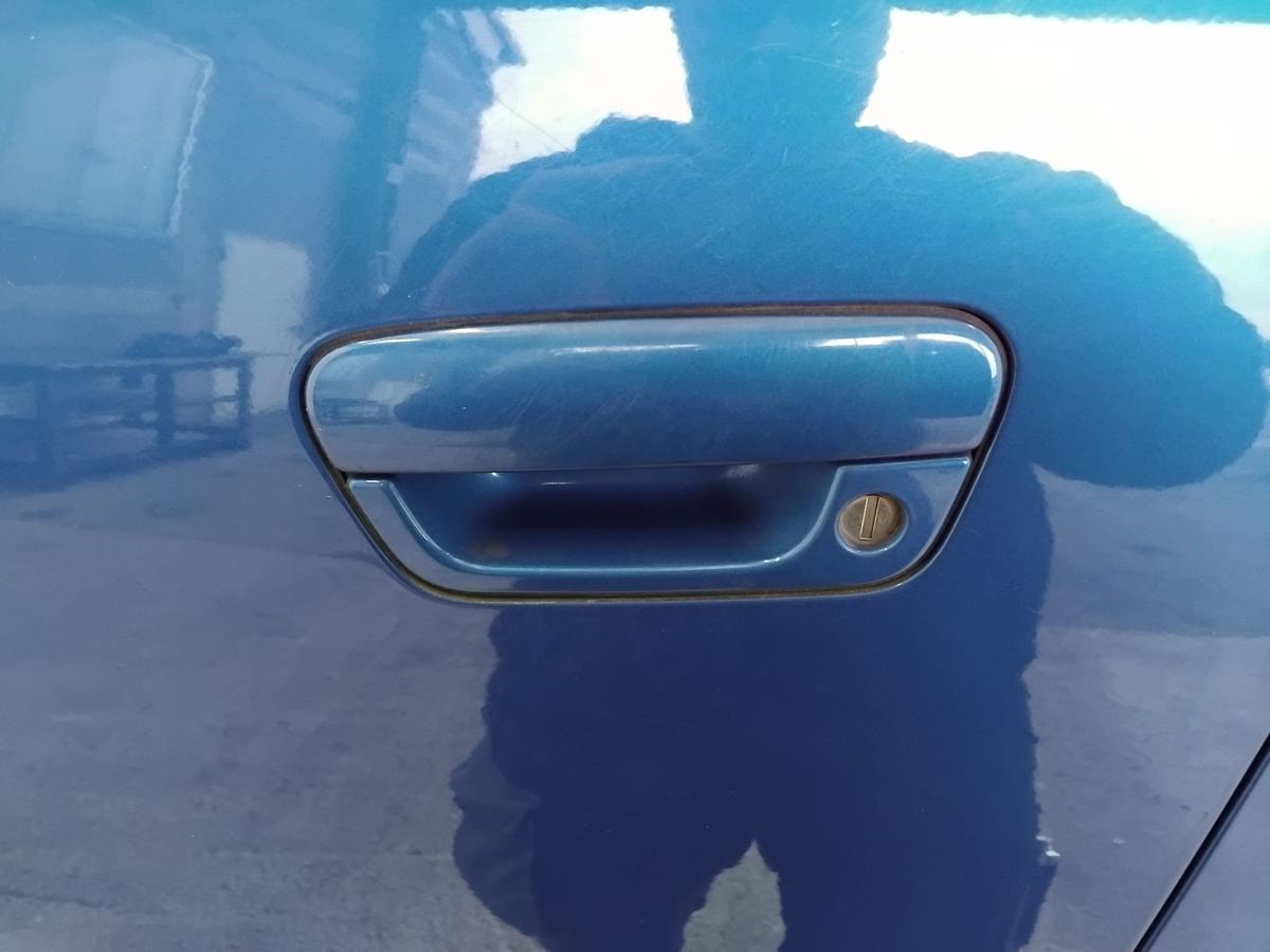 Chevrolet Spark M300 Tür vorn links Fahrertür blau BJ2012