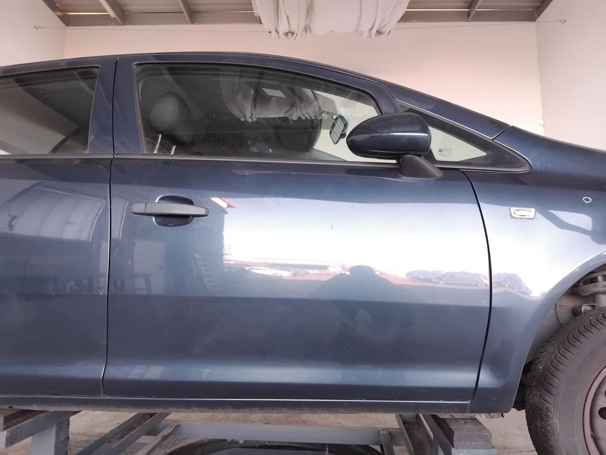 Opel Corsa D T&uuml;r vorn rechts Beifahrert&uuml;r 5-t&uuml;rig GEU Ozeanblau Metallic Z22A BJ2014