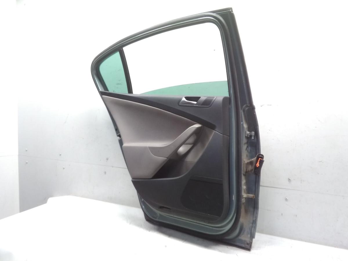 VW Passat 3C Limousine original Tür hinten links LB6S Granite Green BJ2009