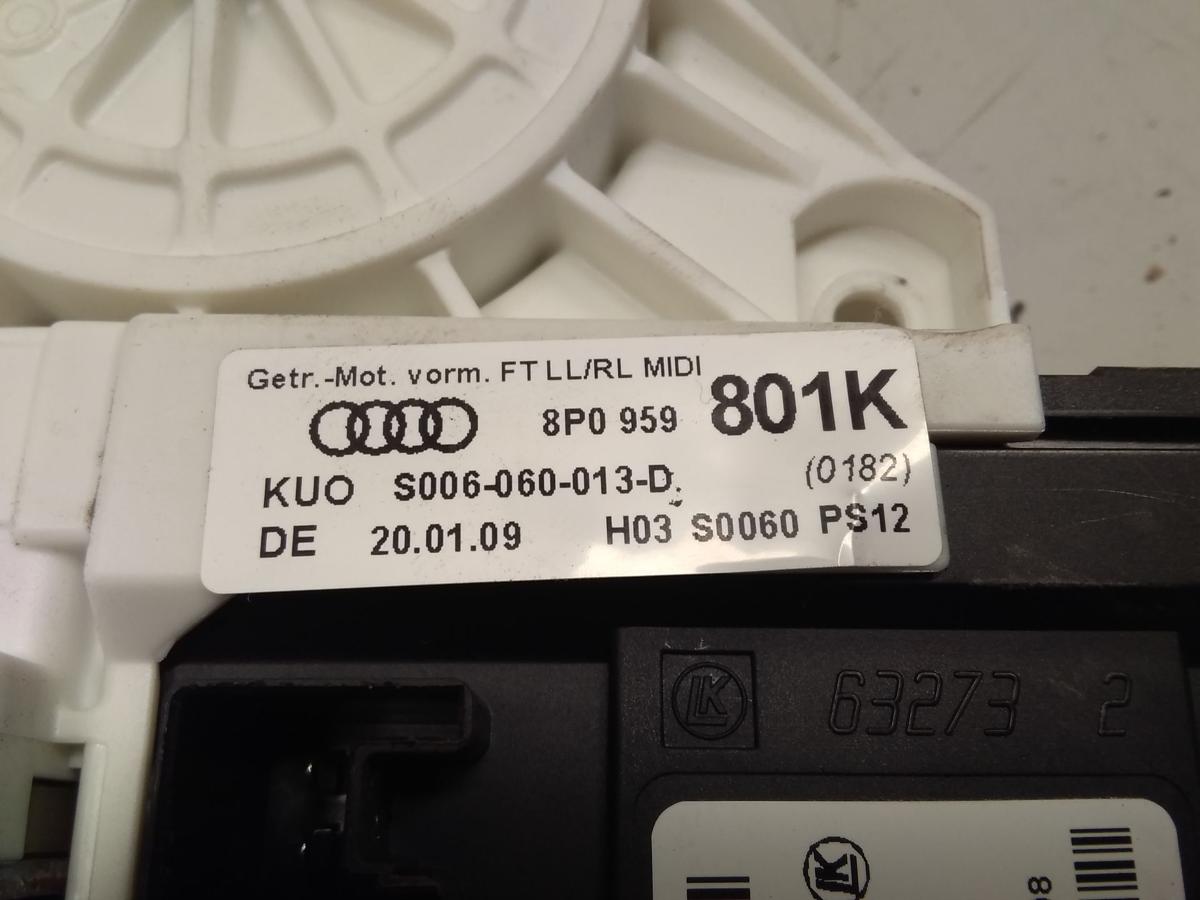 Audi A3 8P original Fensterhebermotor vorn links mit T&uuml;rsteuerger&auml;t BJ2009