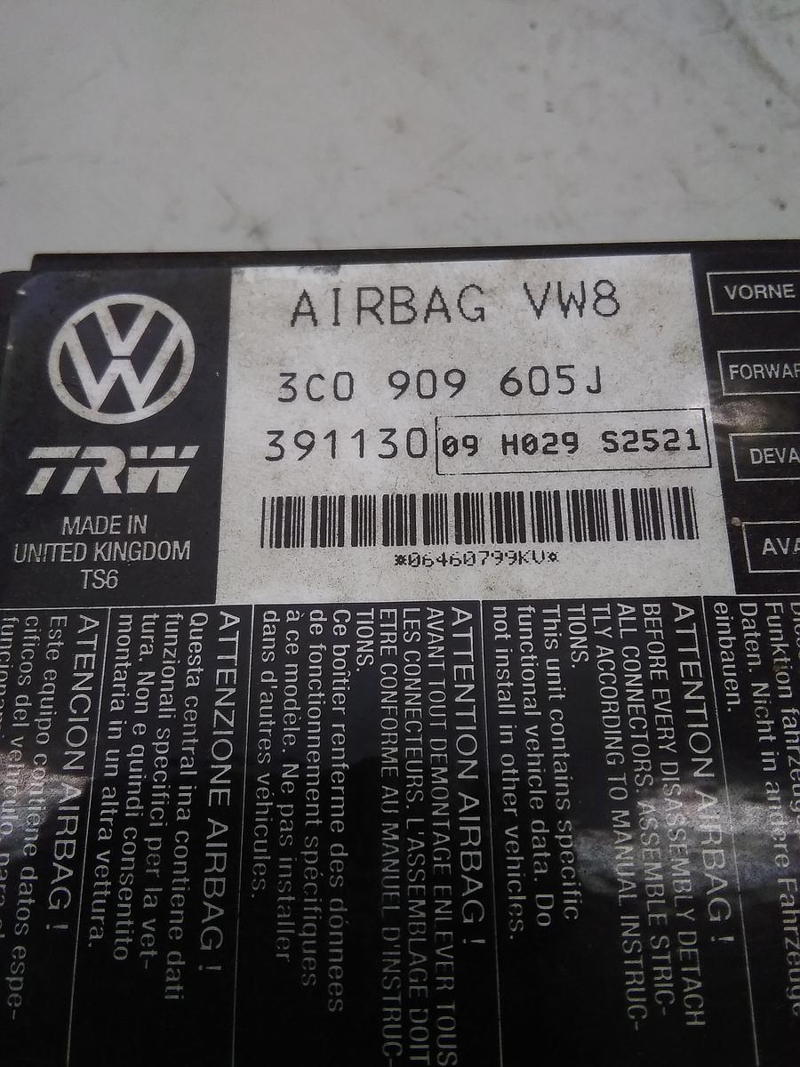 VW Passat 3C Bj.2006 original Steuergerät Airbag unfallfrei 3C0909605J