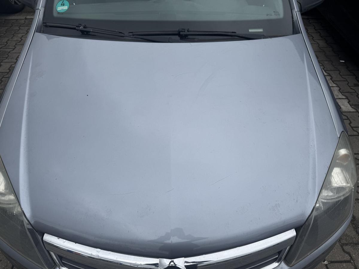 Opel Astra H original Motorhaube Z163 Lichtsilber Lacksch&auml;den Bj.2009